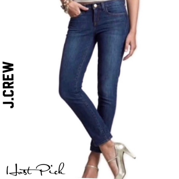 J. Crew Denim - ✨HP✨J..CREW Toothpick Jean in Dark Blue Wash.